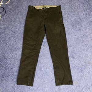 Black Chinos with Straight-Leg Cut and Belt Loops
